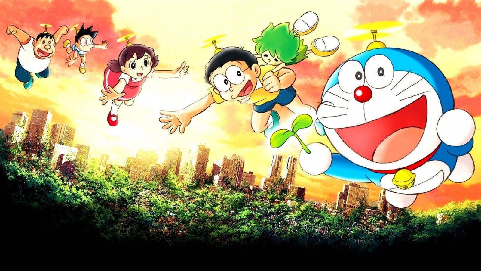 image For > Doraemon And Friends 3D Wallpaper. Doraemon 小叮当