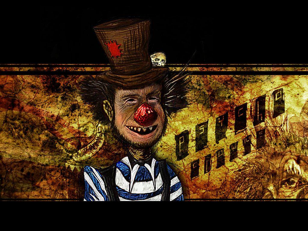 PSYCHO CLOWN WALLPAPER 01 4:3 By Chew I
