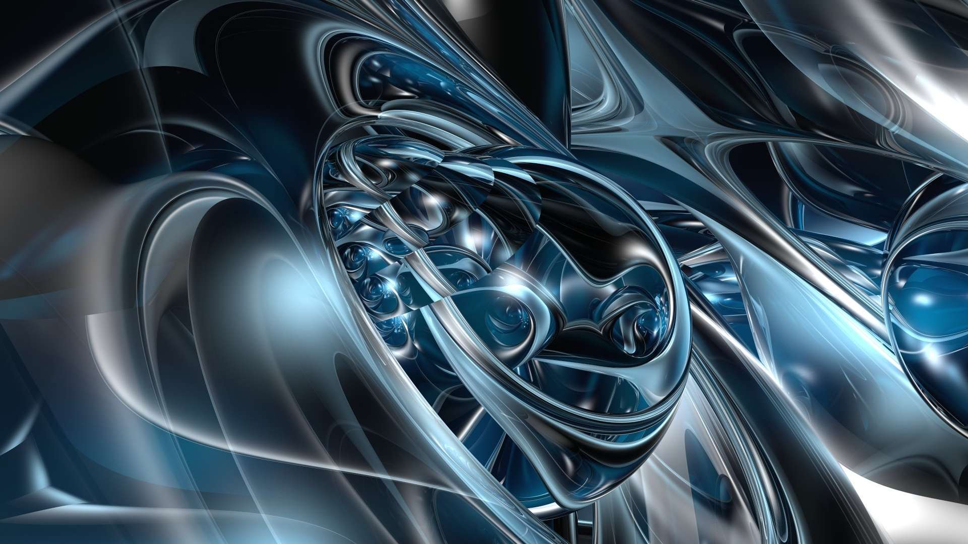 Download wallpaper 1366x768 3d, abstract, fractal tablet, laptop hd  background
