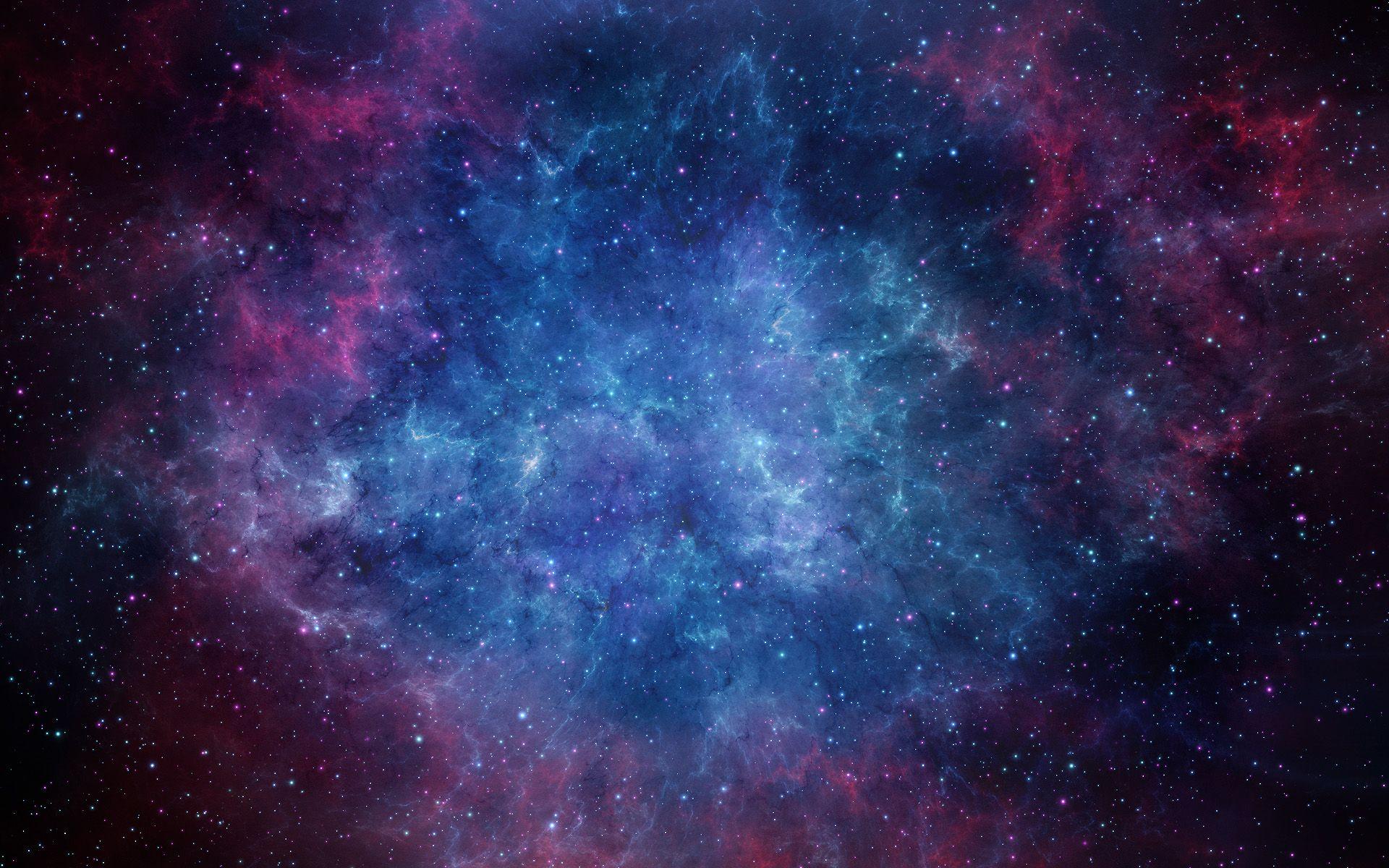 Galaxy Purple Blue Space Wallpaper HD 2468 Full HD Wallpaper Desktop