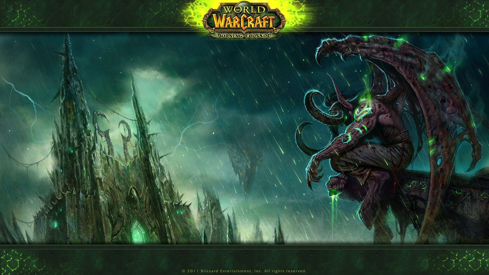 demon World Of Warcraft Illidan Stormrage Wallpaper HD. wallpaper