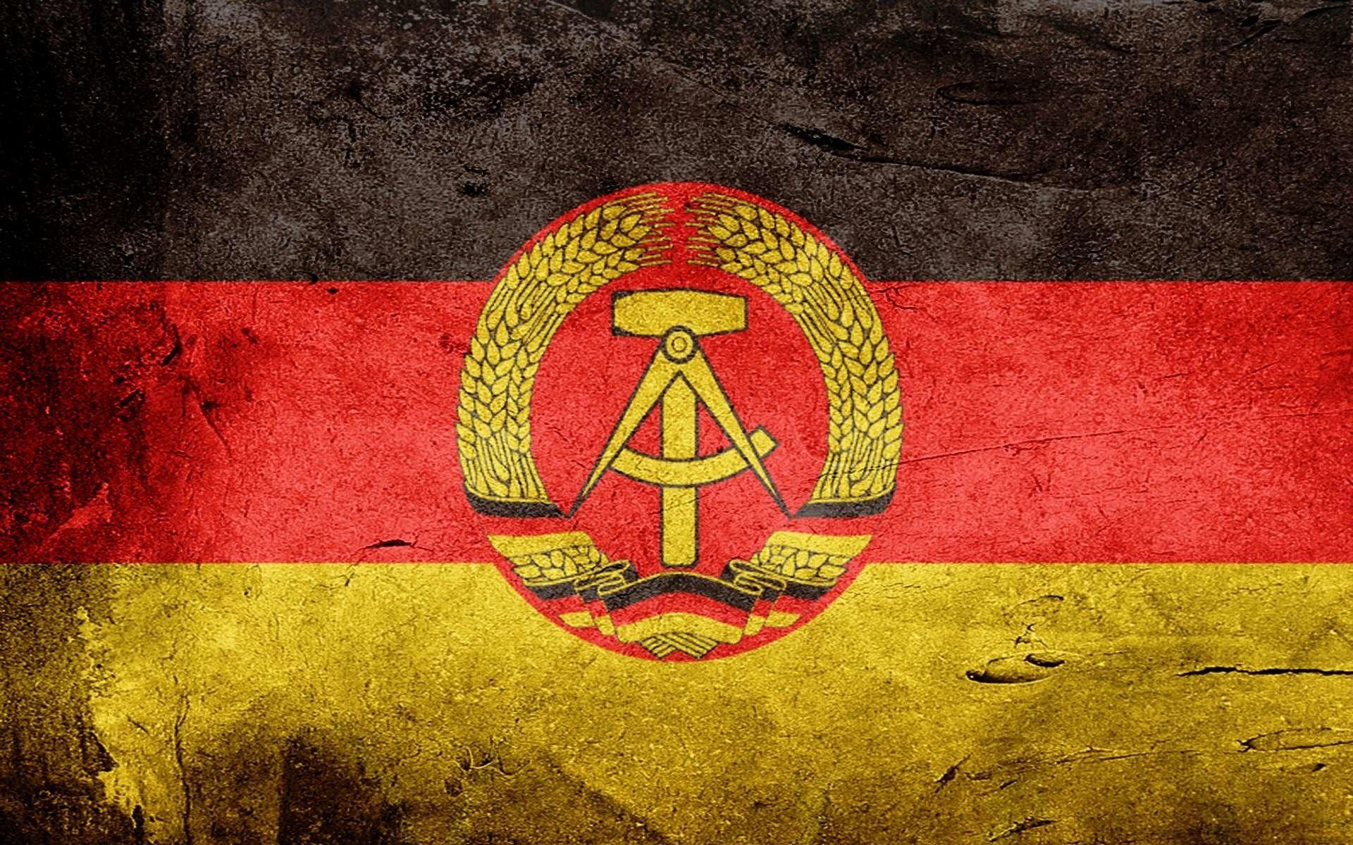 Flag of East Germany Full HD Wallpaper