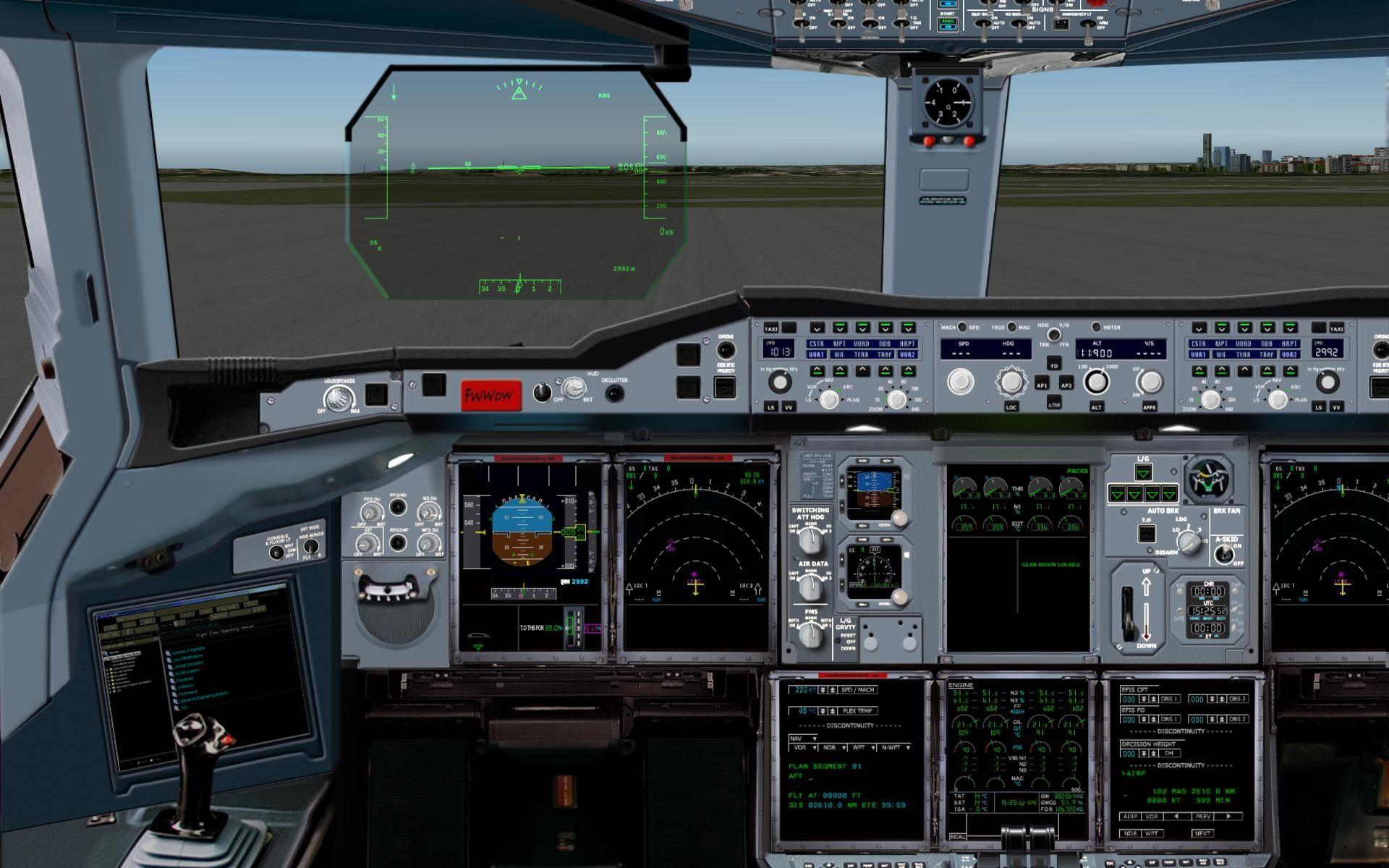 a380 cockpit