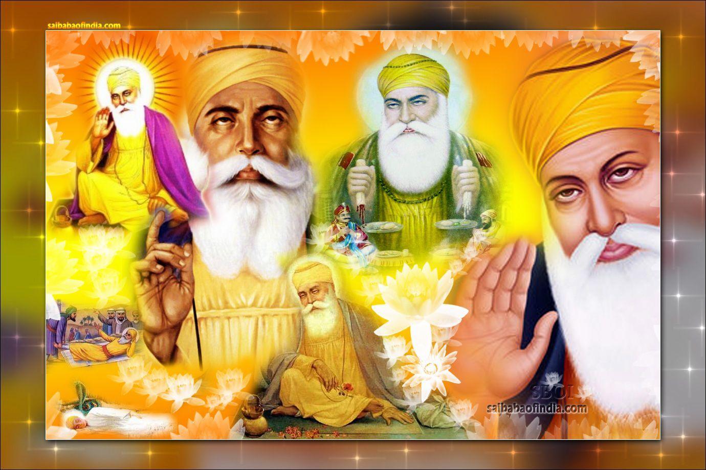 Guru Nanak Dev Ji Sikh Guru His Life Birth. Love