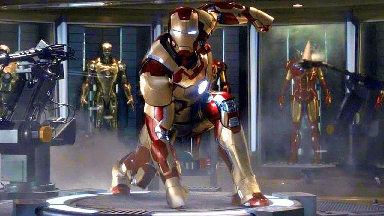 Iron Man 3 42 Suit Up Scene CLIP HD