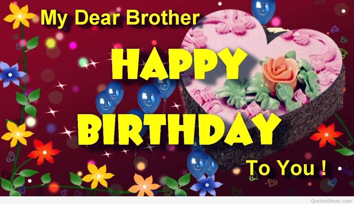Happy birthday my brothers with wallpaper image HD top