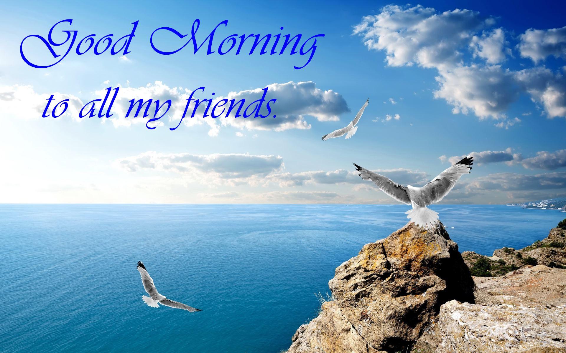 Good Morning To All My Friends Wallpaper