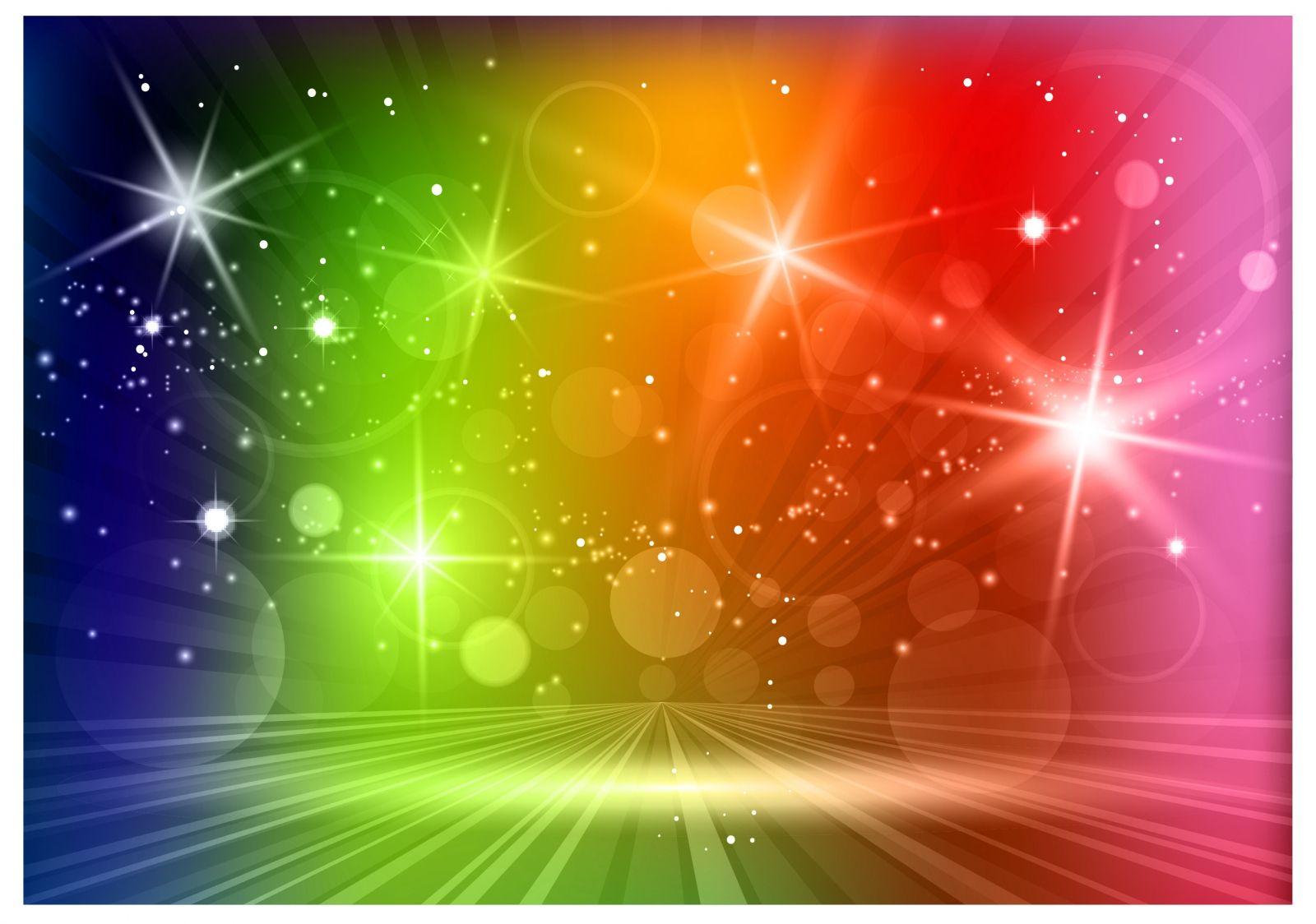 Multicolored light effects background Free Vector / 4Vector