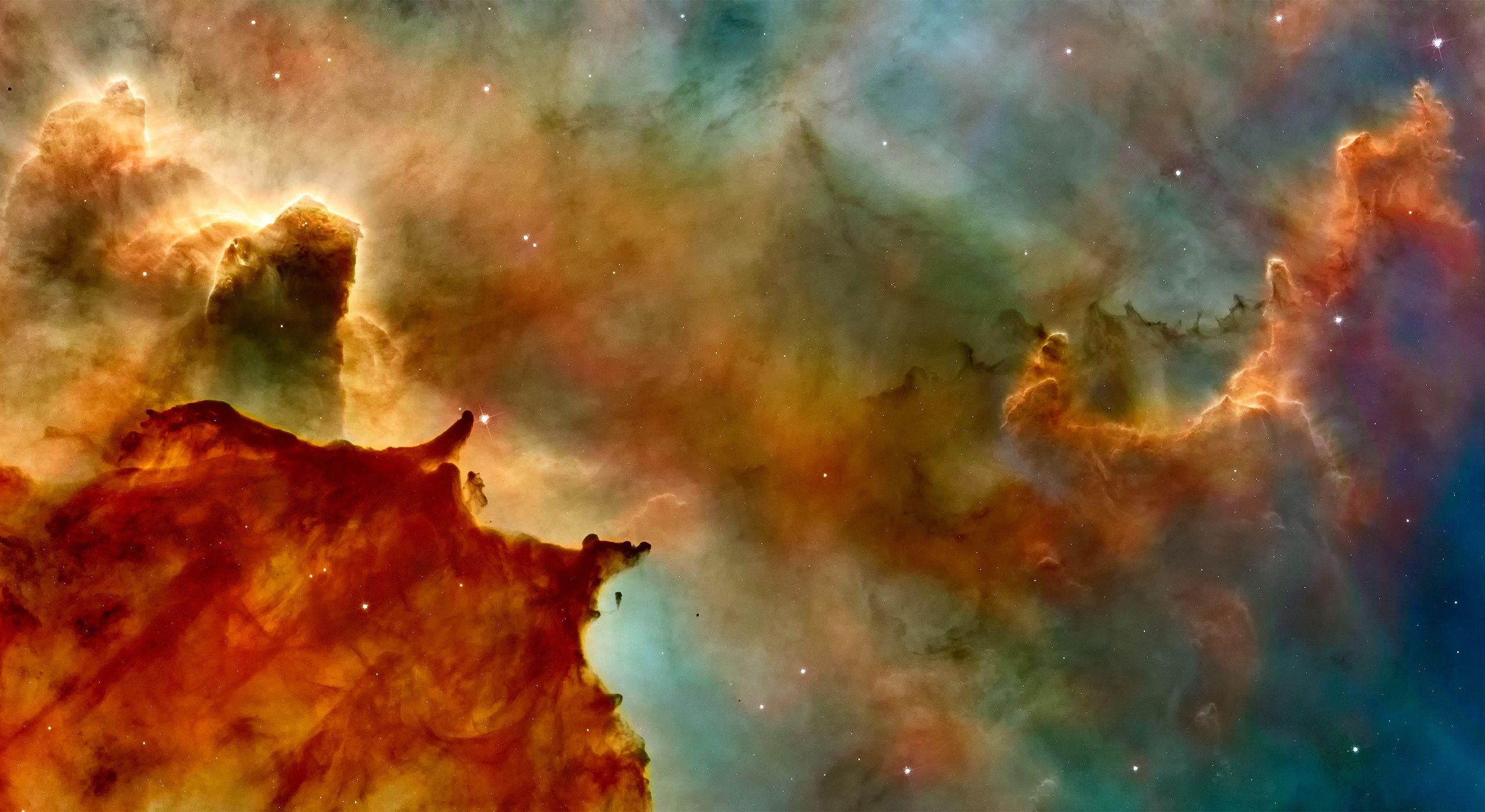 Wallpaper Deep space, Nebula, Stars, HD, Space