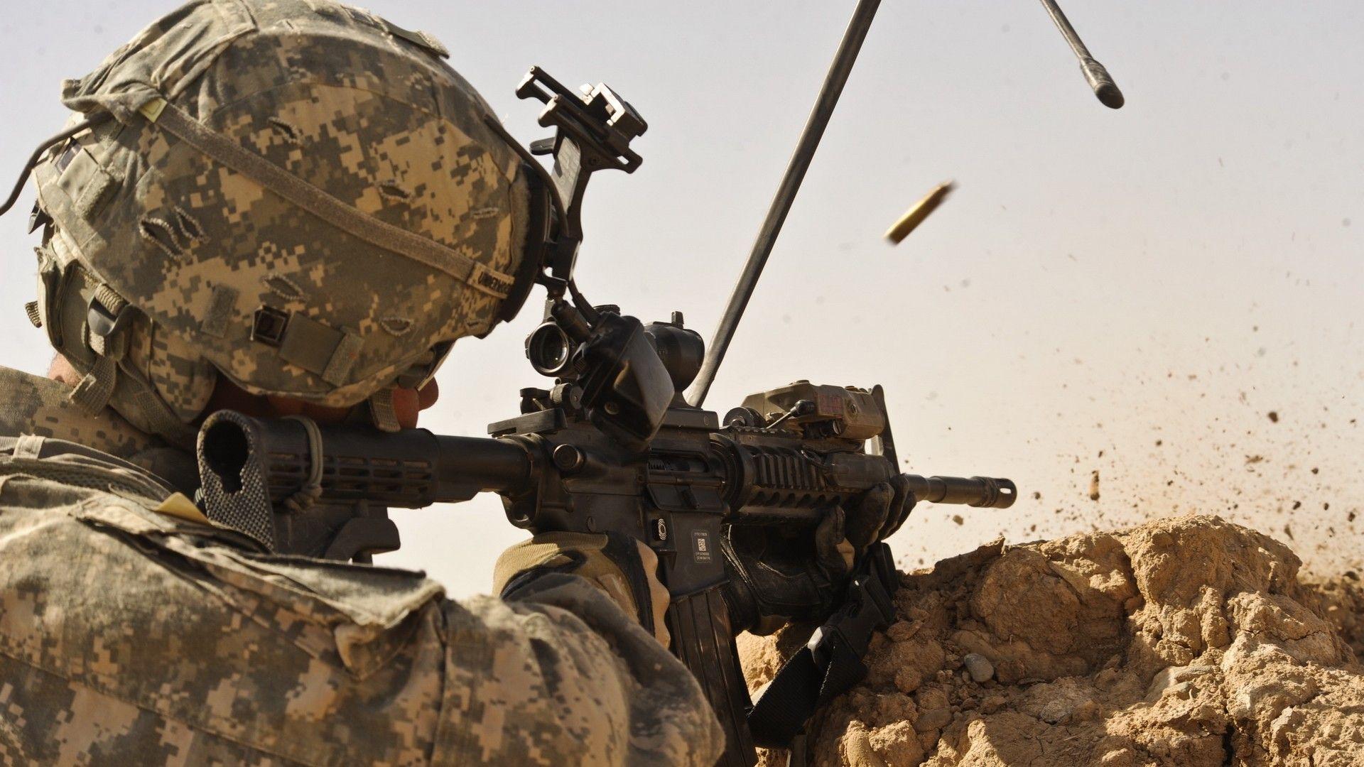 soldiers, war, guns, army, Afghanistan, US Marines Corps, US Army, soldat, M shooting, ACOG wallpaper