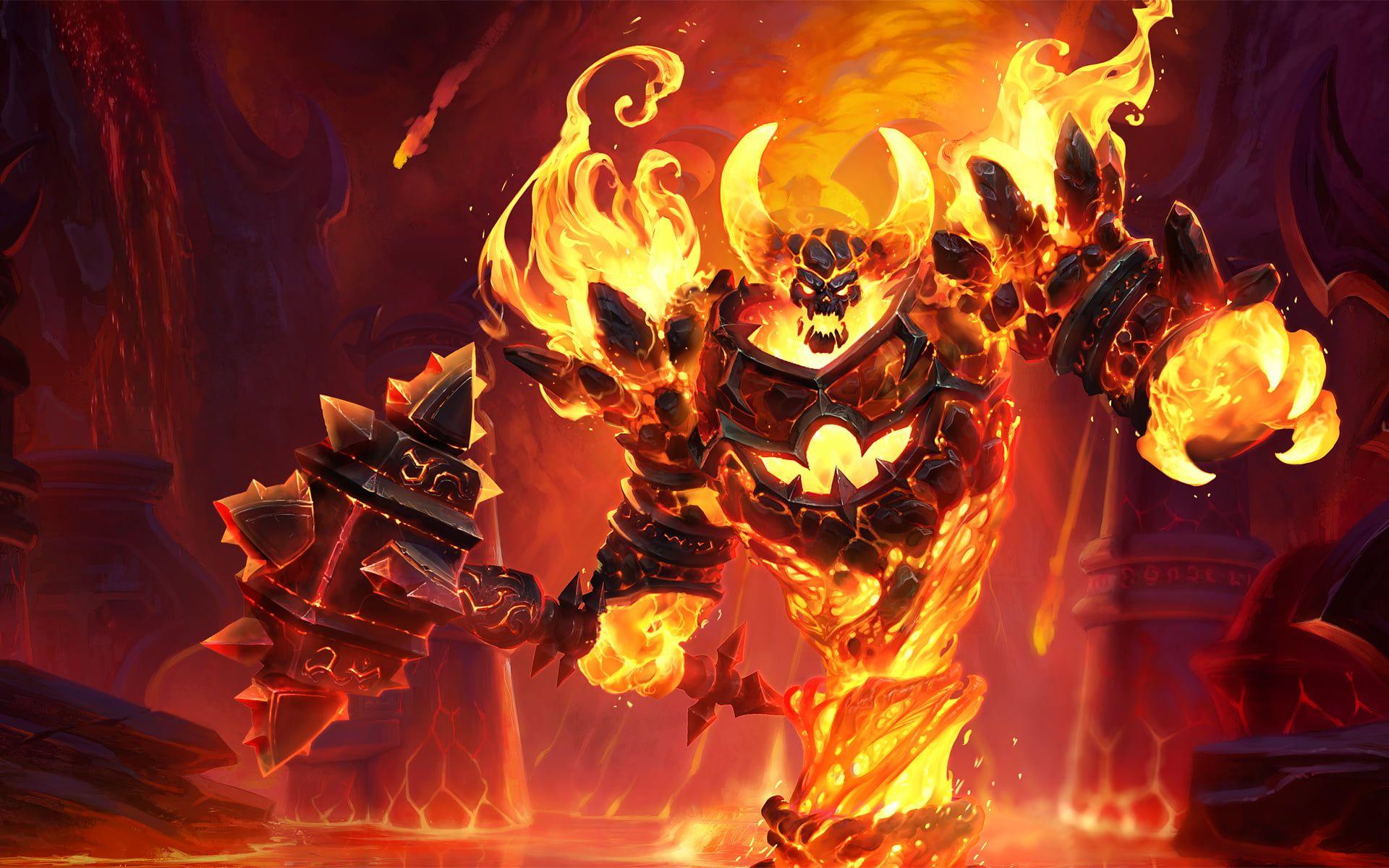 Firelord nevermore from dota HD wallpaper