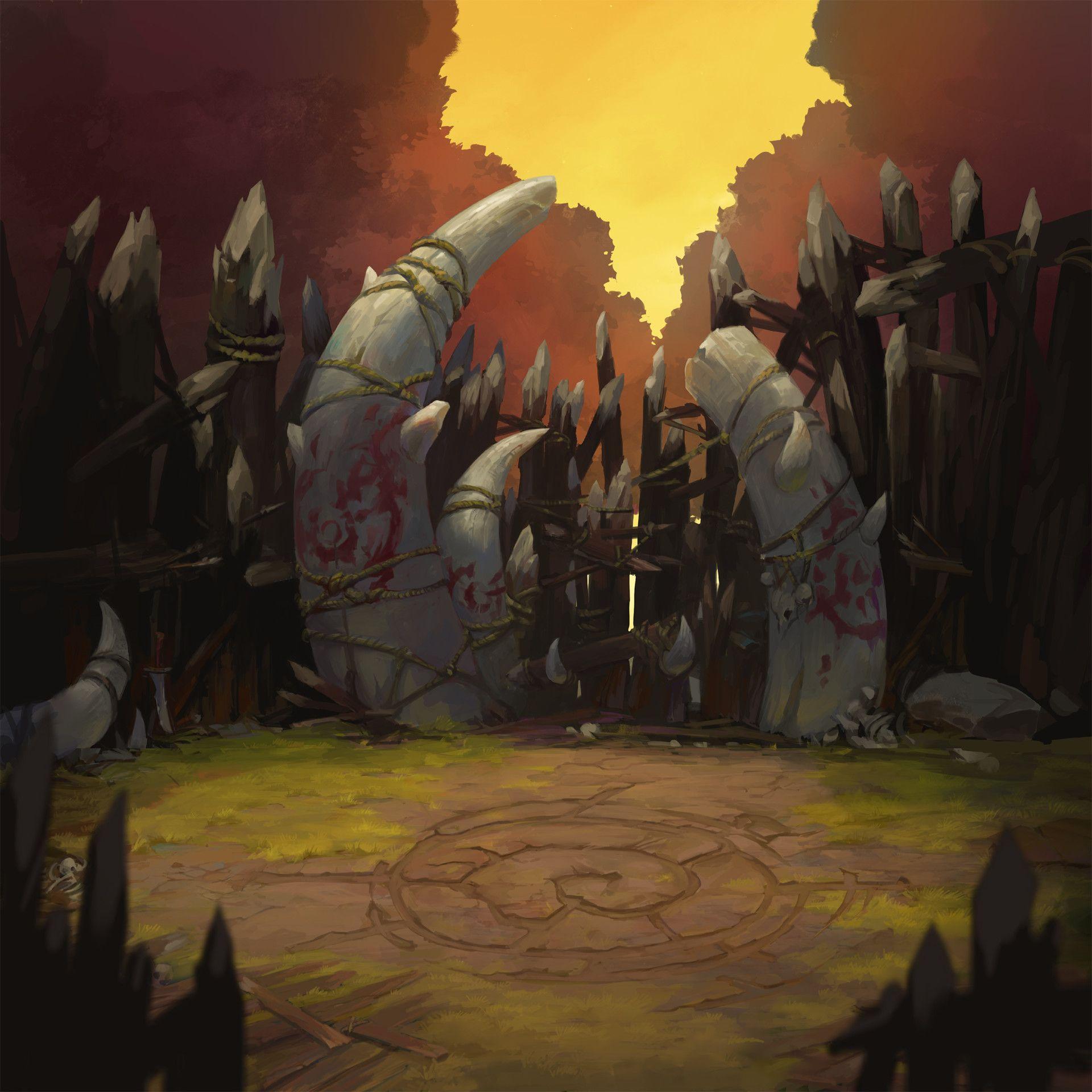 Battle Chasers: Night War. Combat Background. Arena