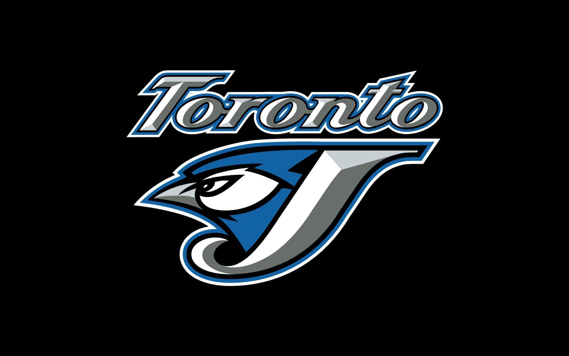 MLB Toronto Blue Jays Black Logo wallpaper 2018 in Baseball