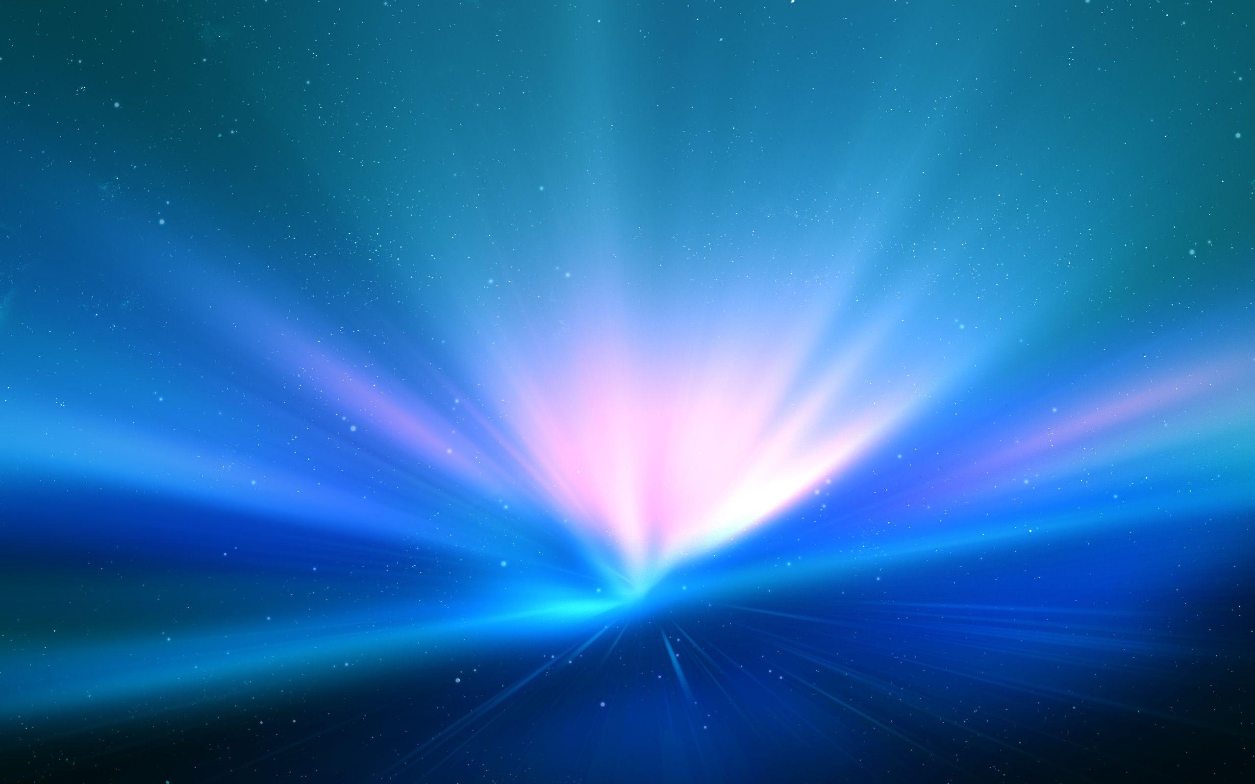 abstract, blue, minimalistic, Mac, aurora borealis wallpaper