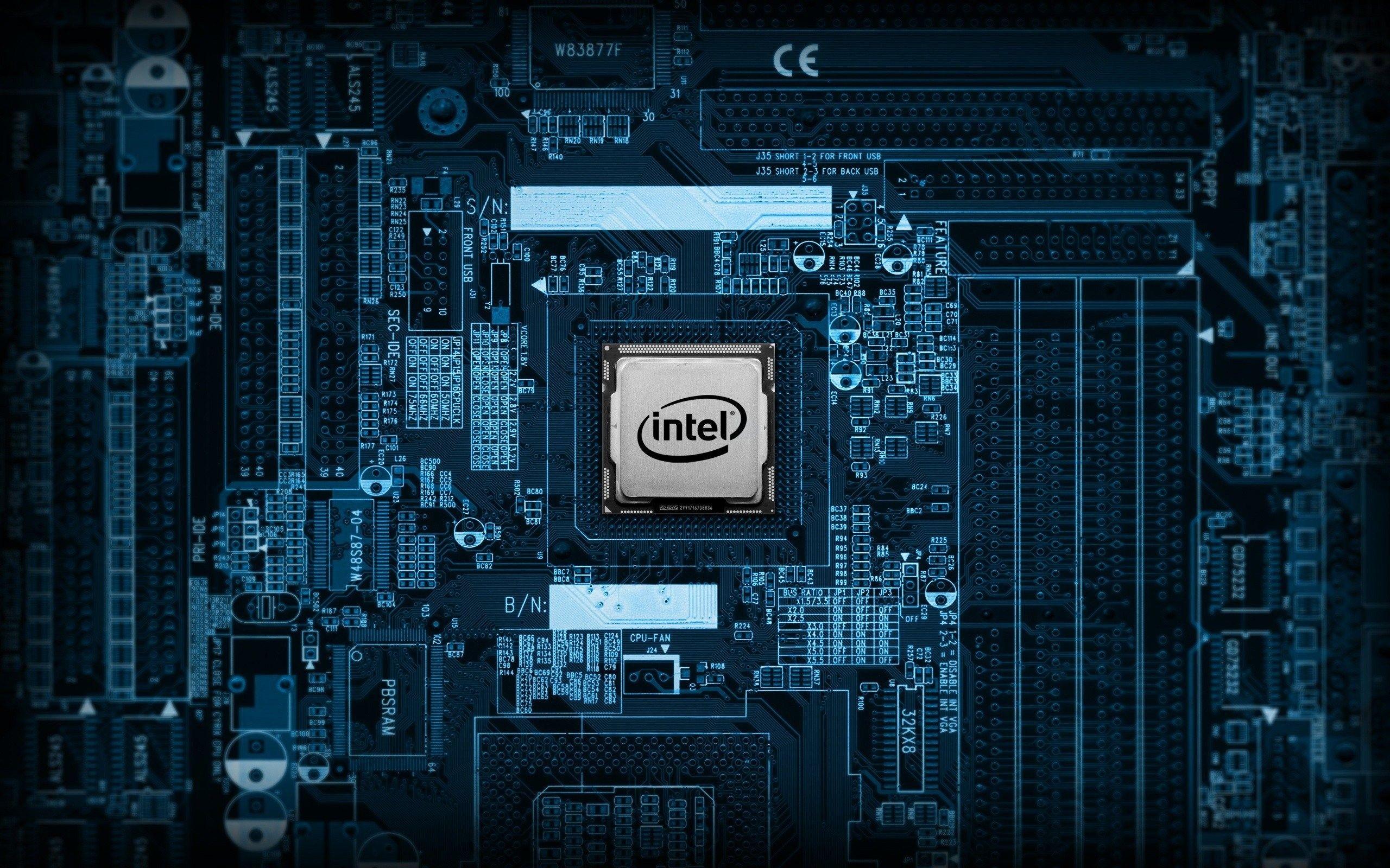 pcb, motherboards, circuits, Intel wallpaper