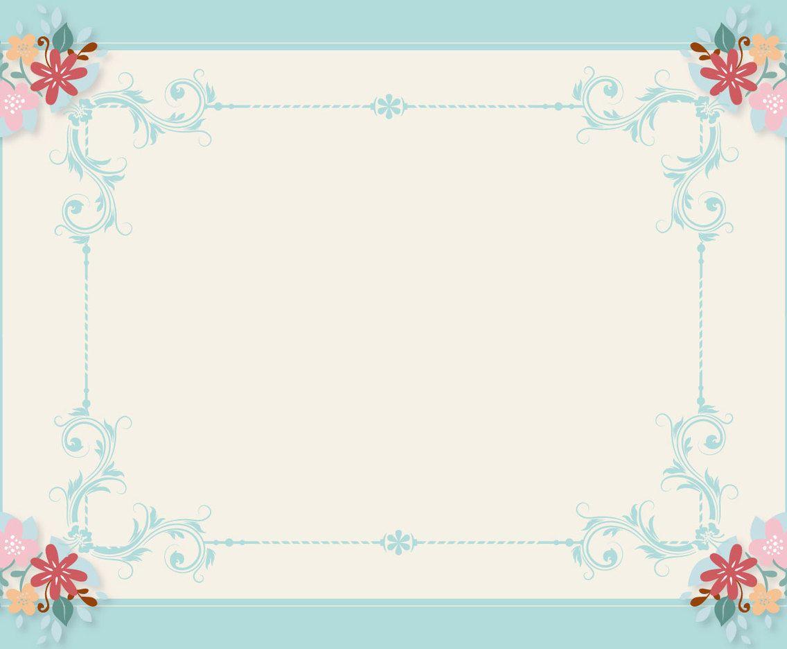 Beautiful Floral Frame Background Vector Art & Graphics