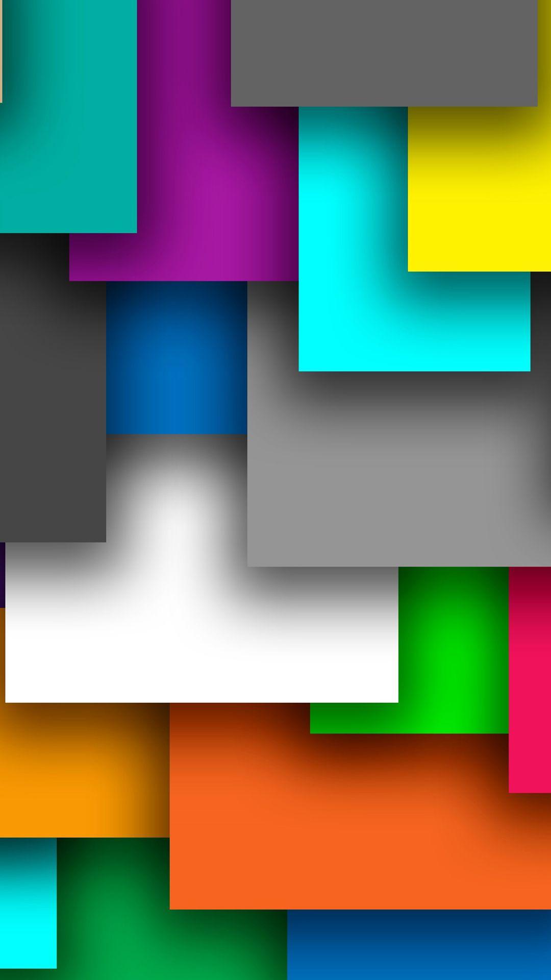 Color Boxes HD Mobile Wallpaper