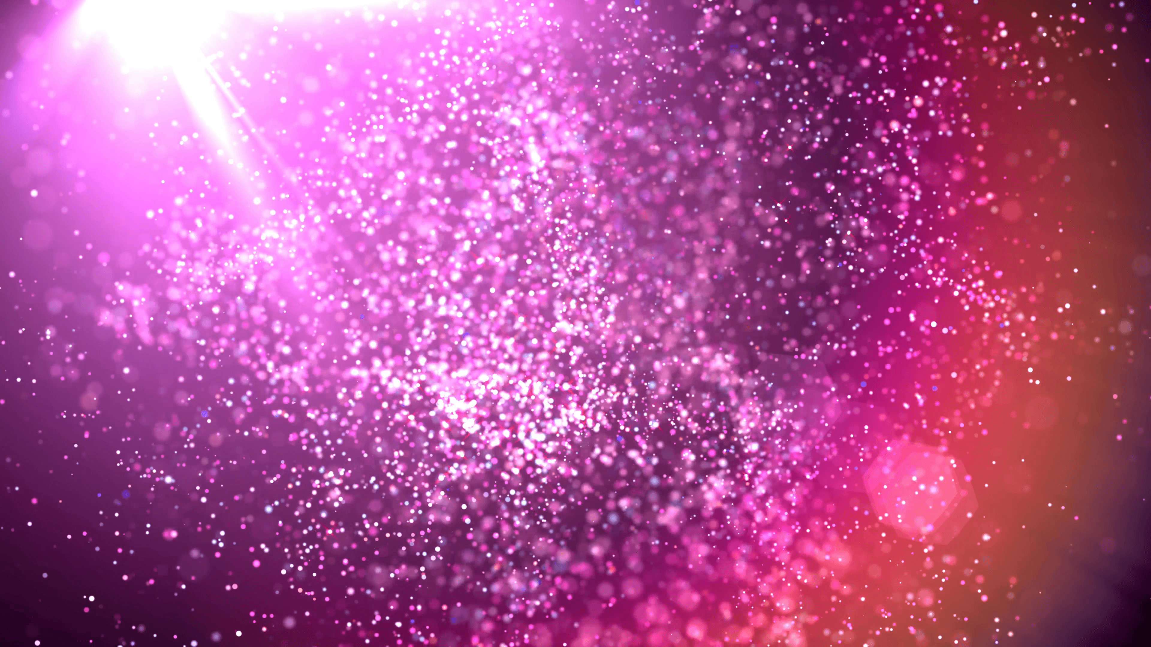 Girly Background Glitter Particle Sparkle Loop Motion