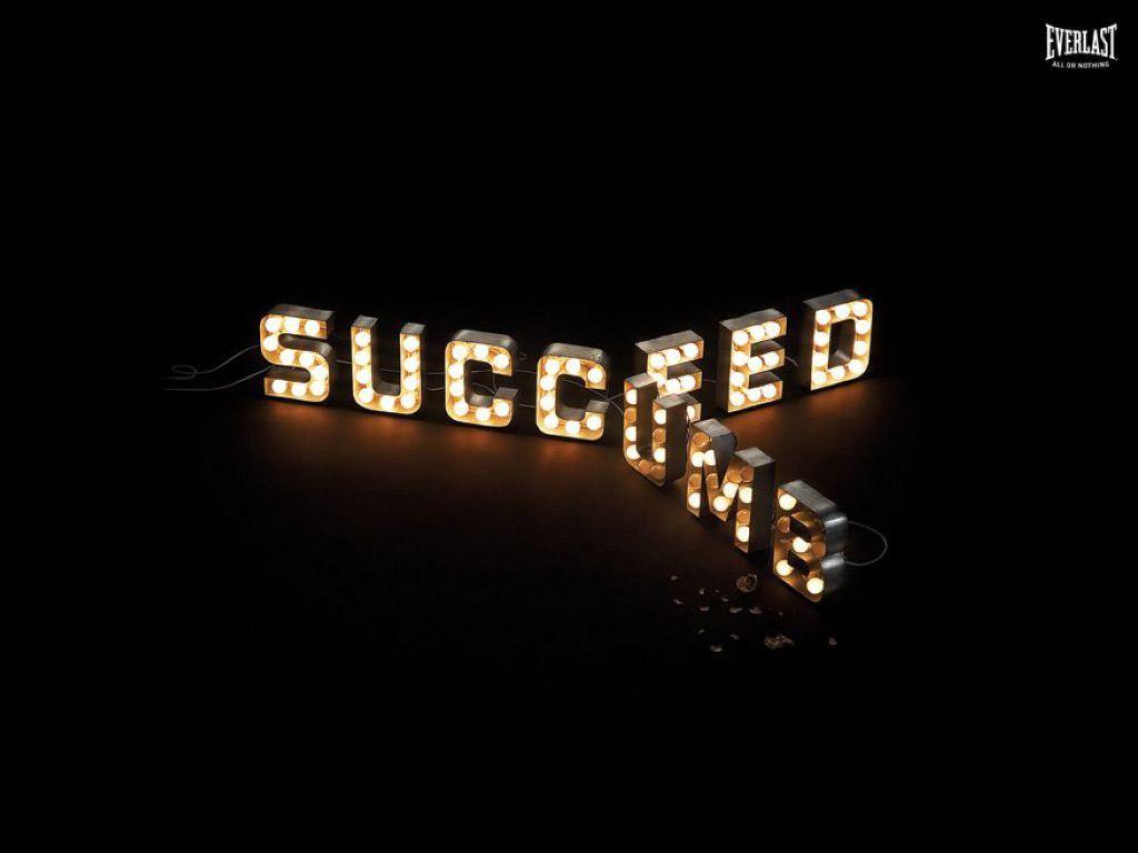 Everlast Succeed. All or Nothing (Fonds d'écran). Typographie
