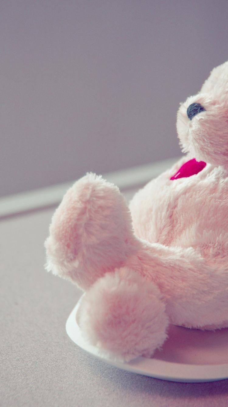 Cute Pink Teddy Bear Wallpapers For Mobile - Wallpaper Cave