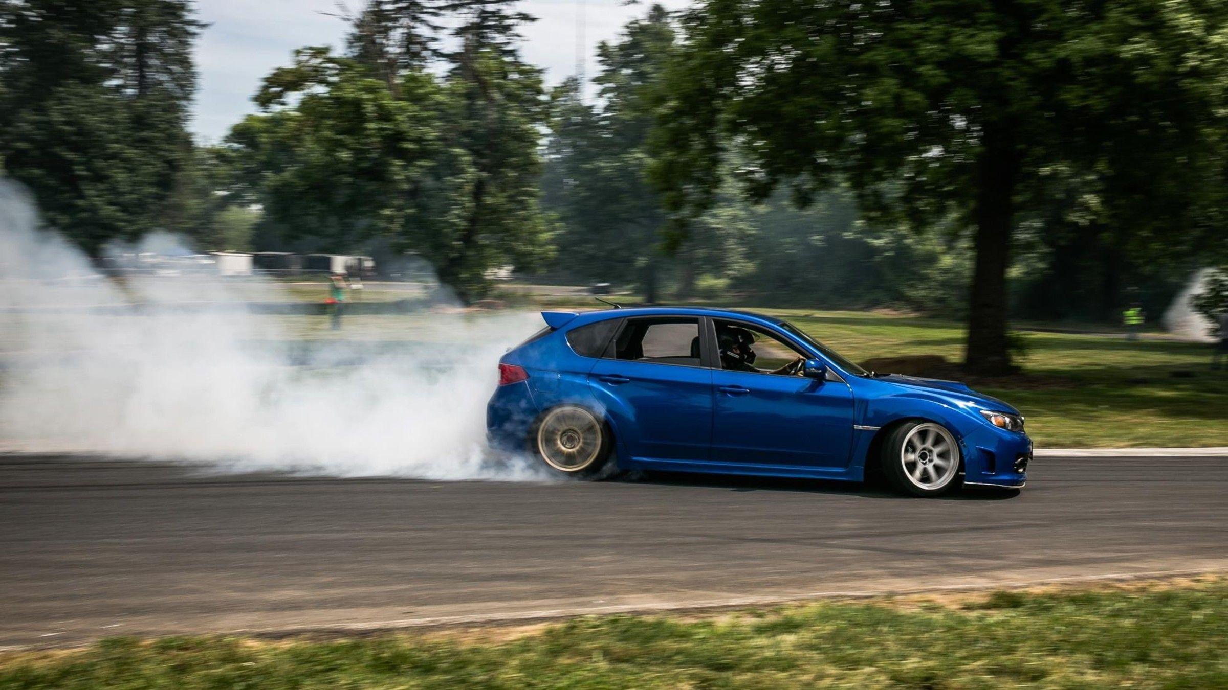 Cars subaru sti drift wallpaper. PC