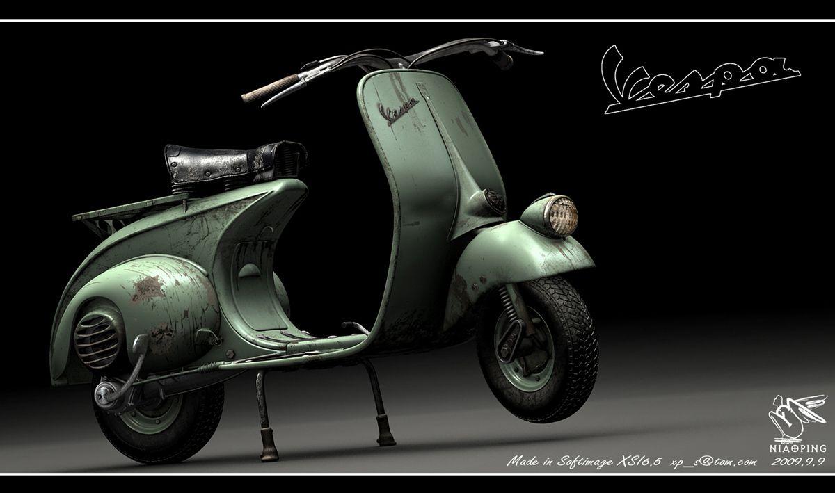 Vespa Wallpapers Classic - Wallpaper Cave