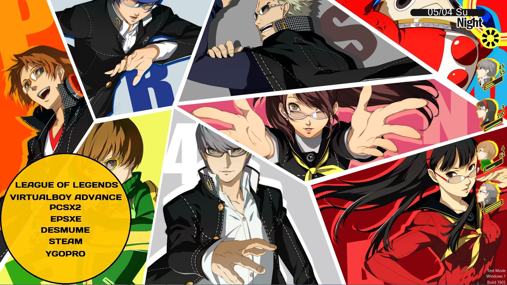 Persona 4 Rainmeter HUD