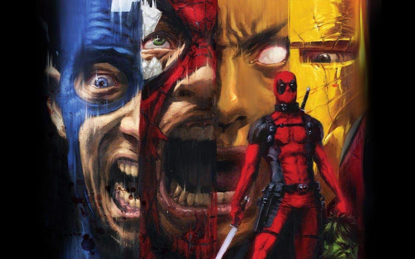 Deadpool Kills Marvel Heroes a81 HD Wallpaper