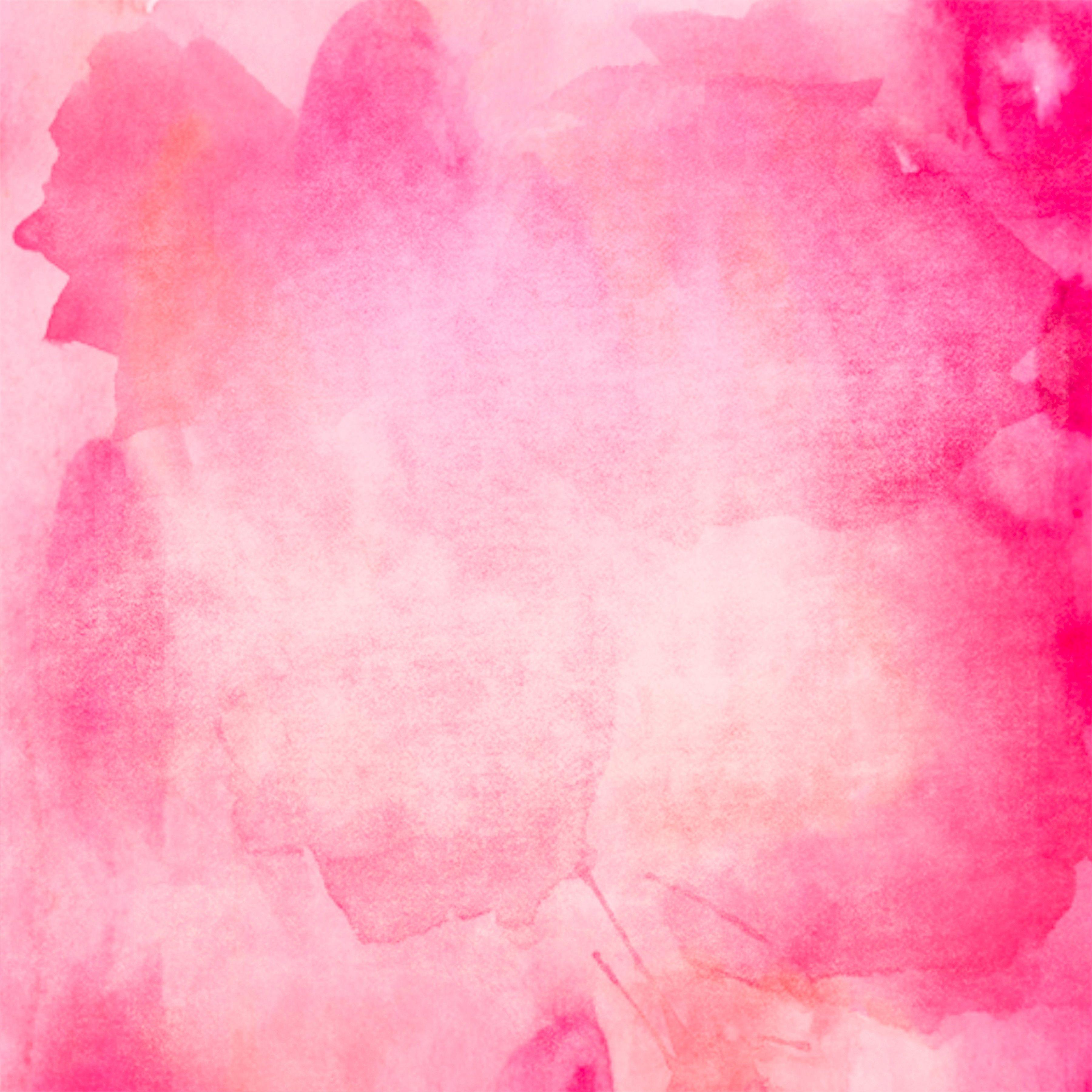 Artistic Watercolor Background Pink Cool 3600×3600