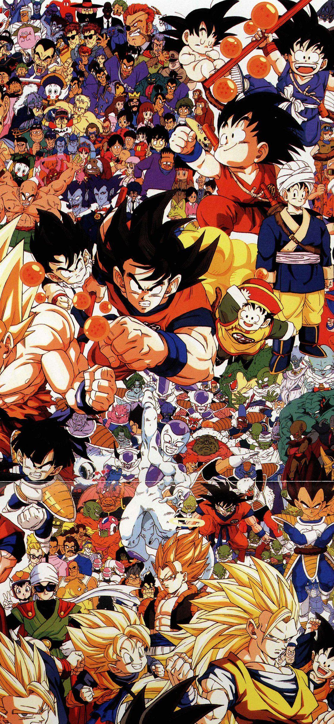 iPhone X wallpaper. dragonball full art illust game anime