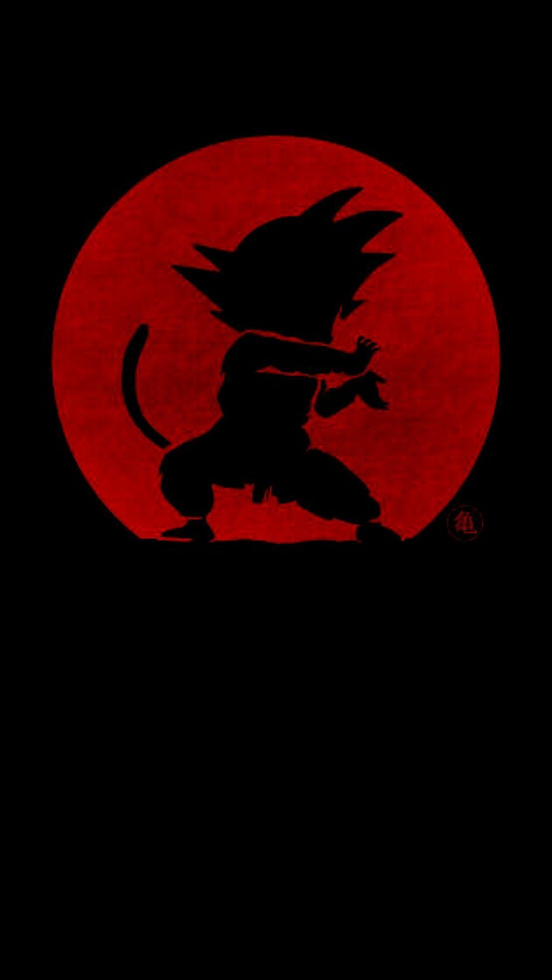 Son Goku. anime. Black wallpaper, Dbz and Android