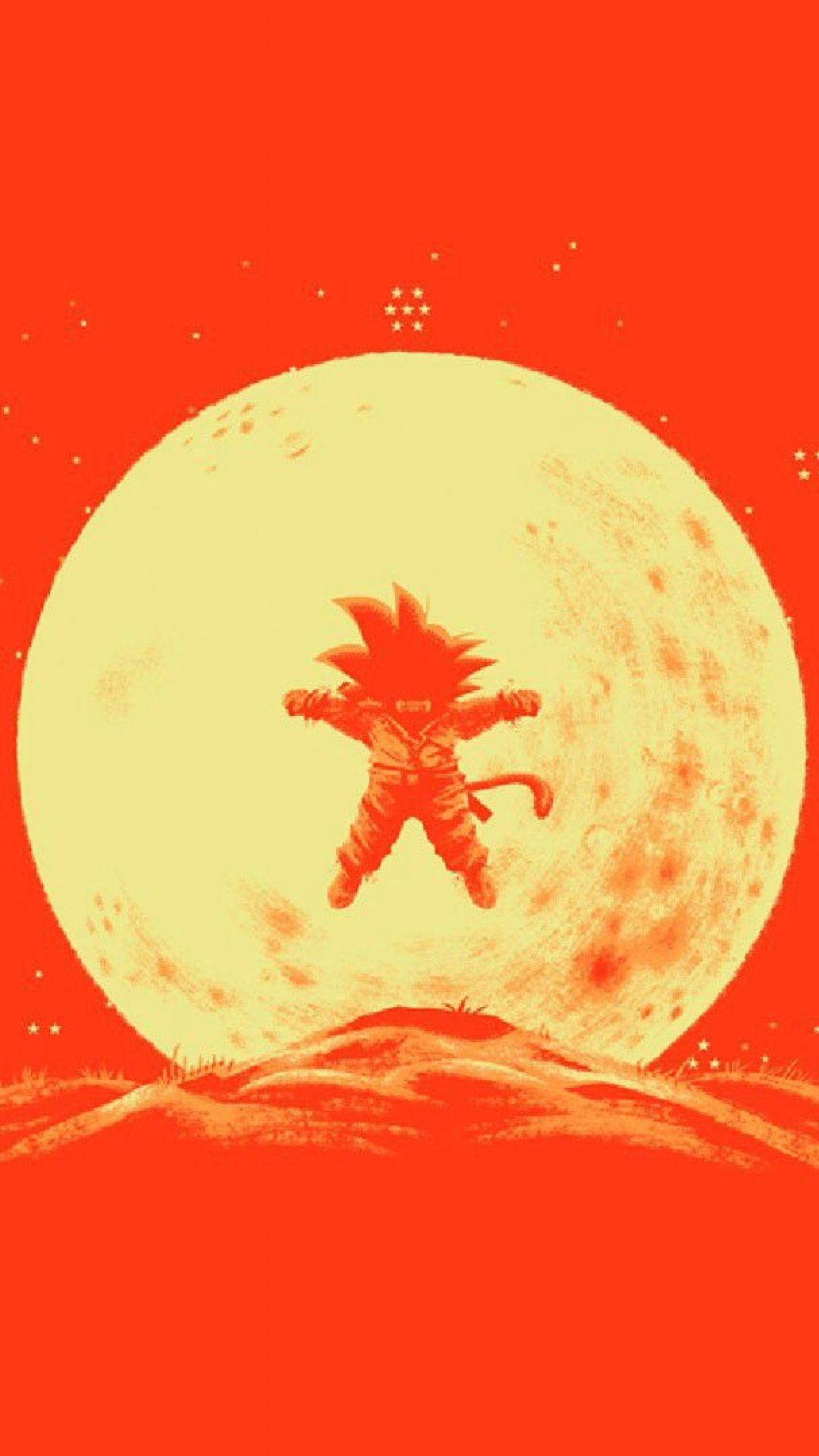 Dragon Ball Z Moonlight Moon Goku Kid Goku Saiyan Wallpaper