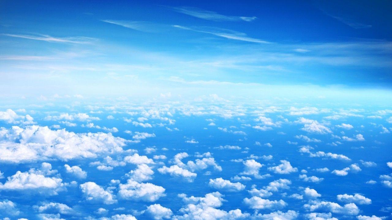 Wallpaper Clouds, Blue sky, HD, 5K, Nature
