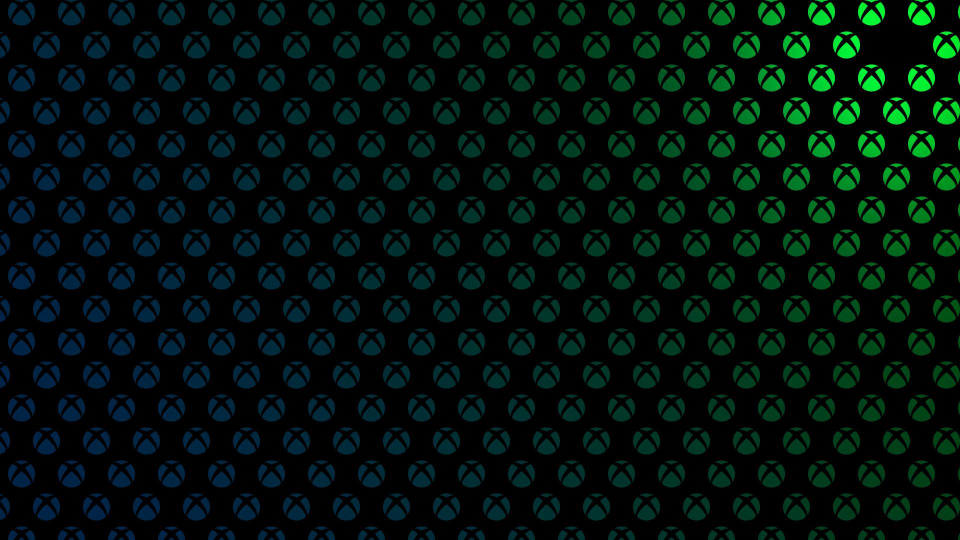 X1bg Logo Pattern Green Blue
