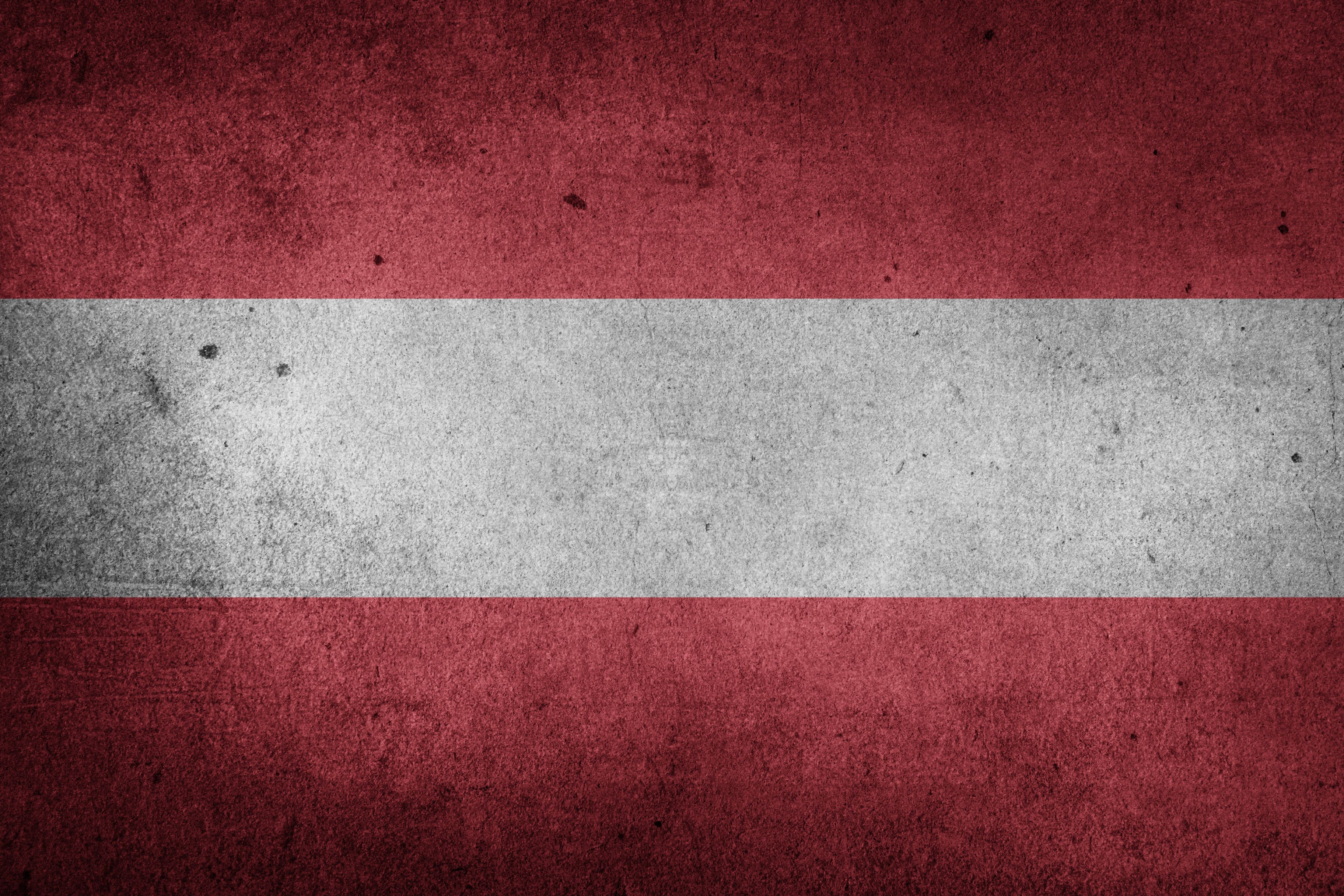 The Flag of Austria (Grunge) HD Wallpaper