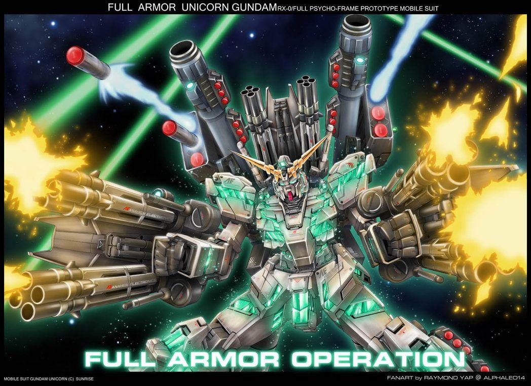 Gundam Unicorn Full Armor Wallpapers Wallpaper Cave