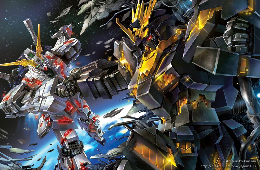 Anime, Gundam, Nz 666 Kshatriya, Gundam Unicorn, HD wallpaper