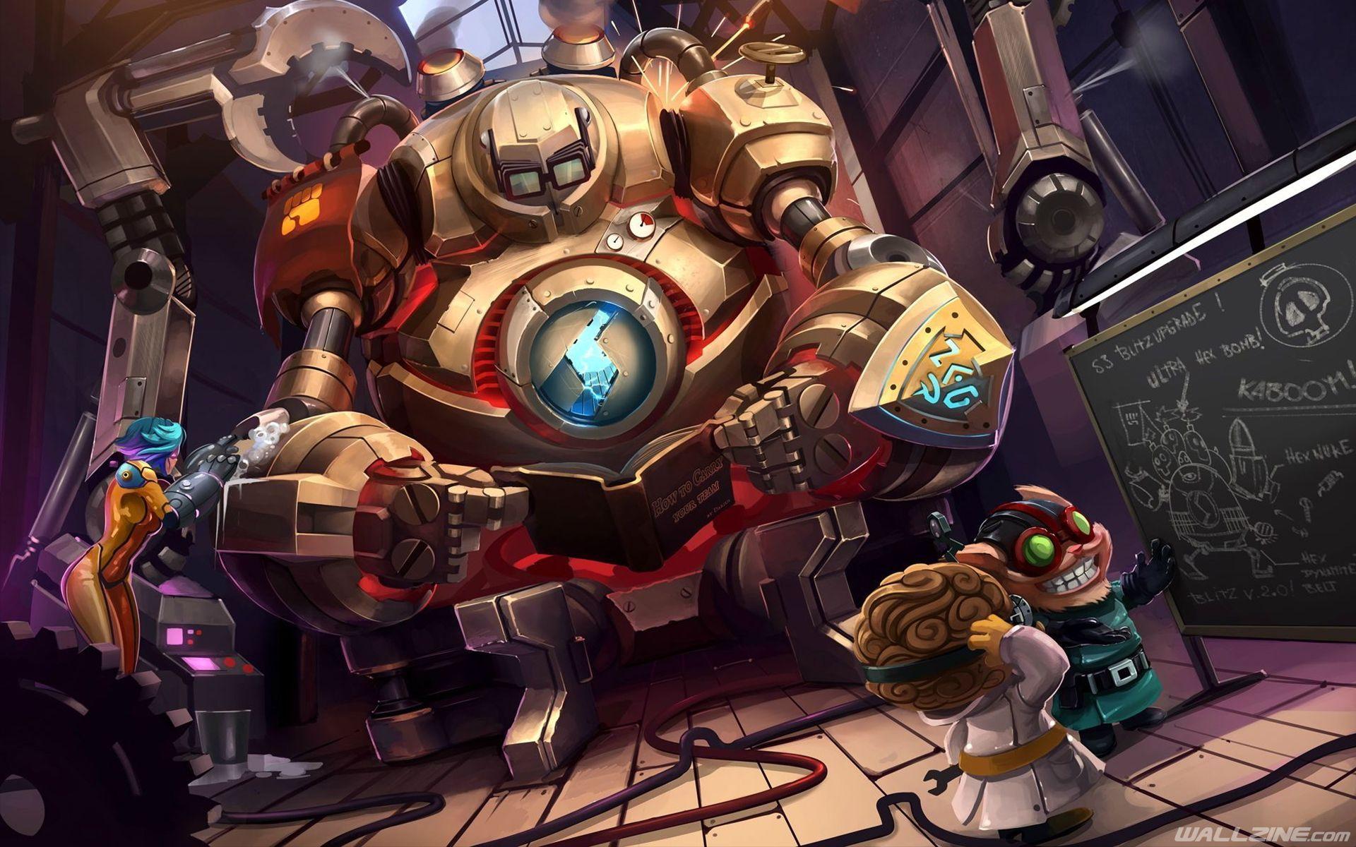 Blitzcrank Vi Ziggs Heimerdinger Wallpaper. HD Desktop Wallpaper