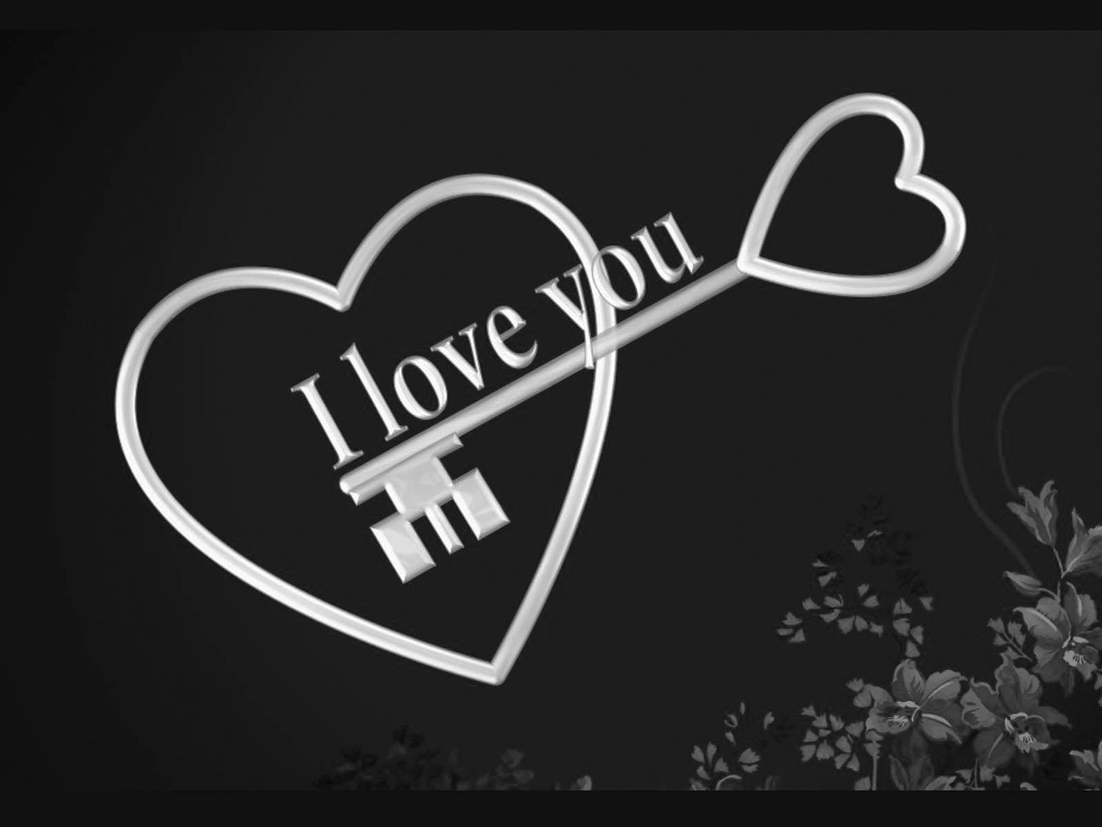 love wallpaper black and white 4608. No Problem.I Think I could