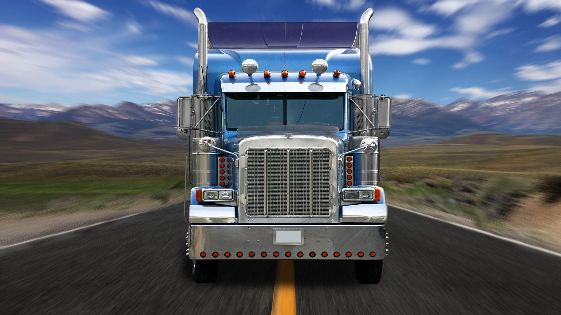 Truck on the road wallpaper download. Wallpaper, picture, photo