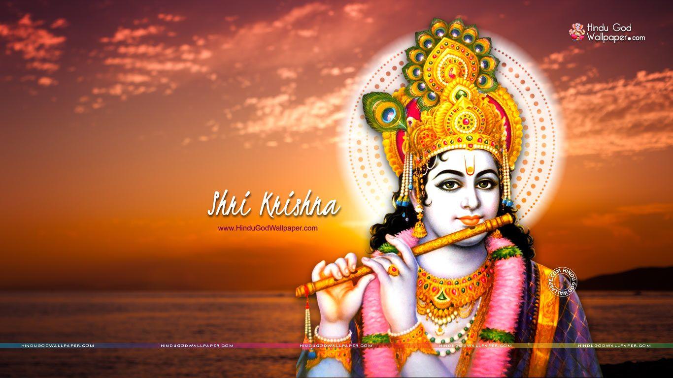 Shri Krishna HD Wallpaper for Desktop Free Download