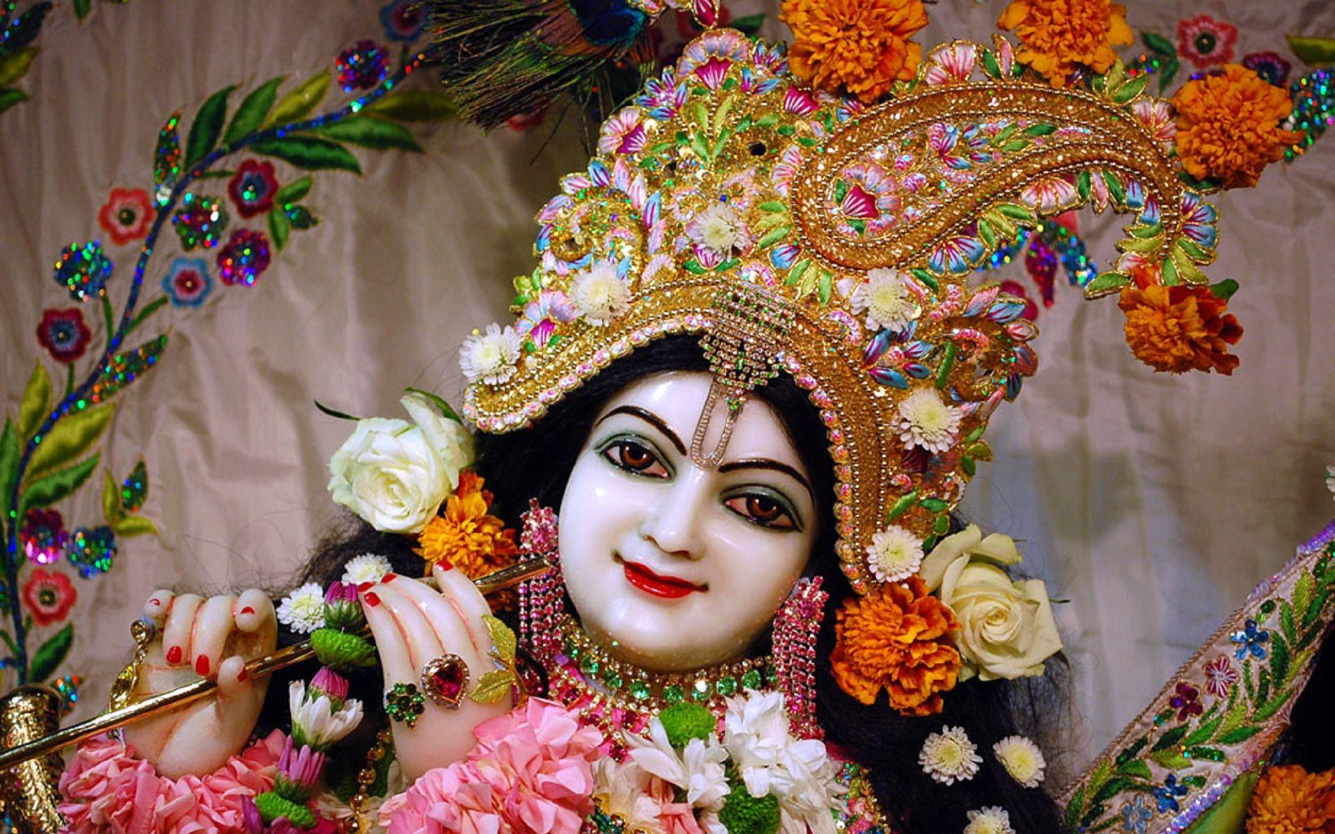 Lord Shree Krishna wide image HD wallpaperNew HD wallpaper