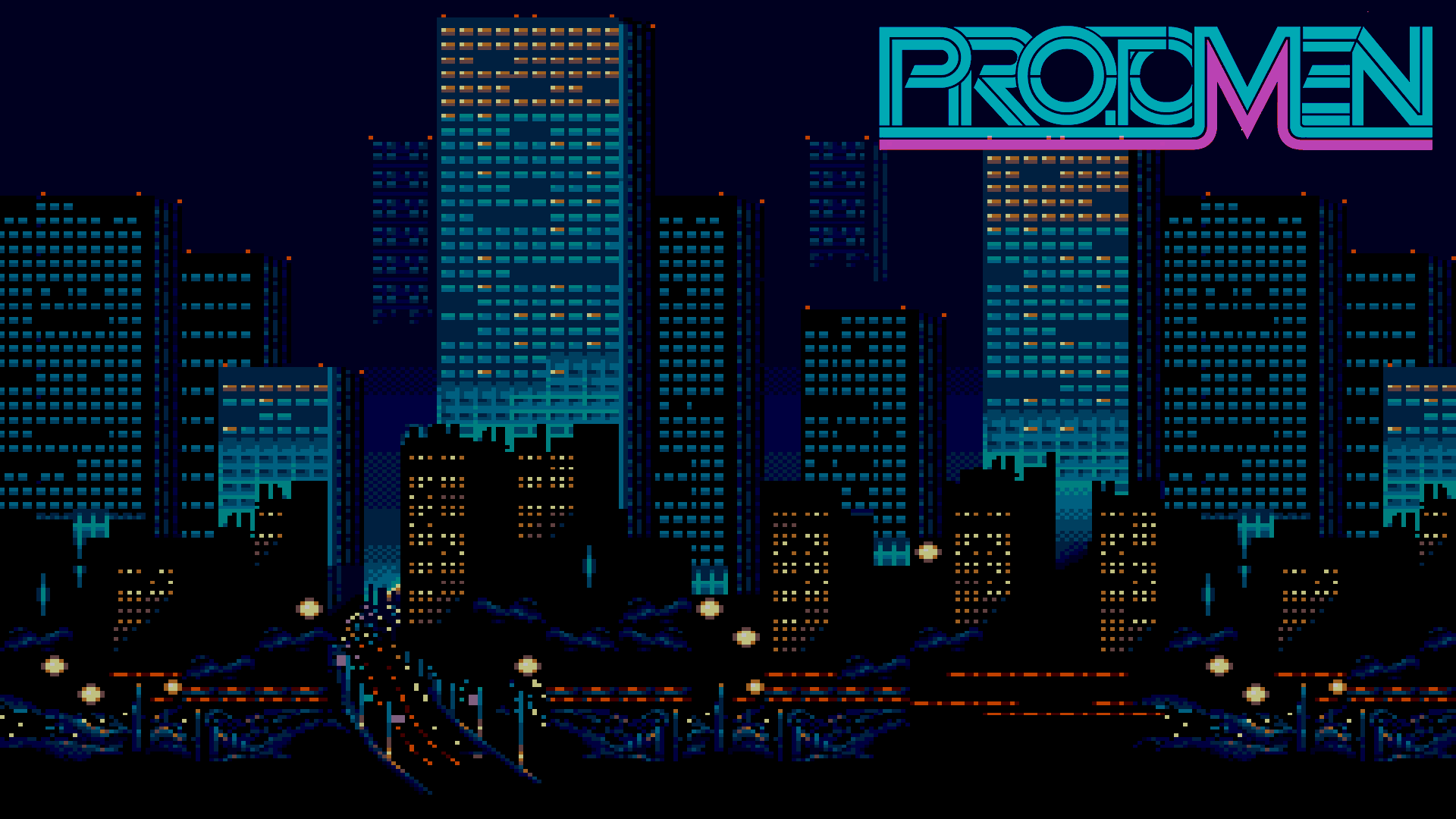 Unofficial Protomen wallpaper I made by mixing an existing favorite