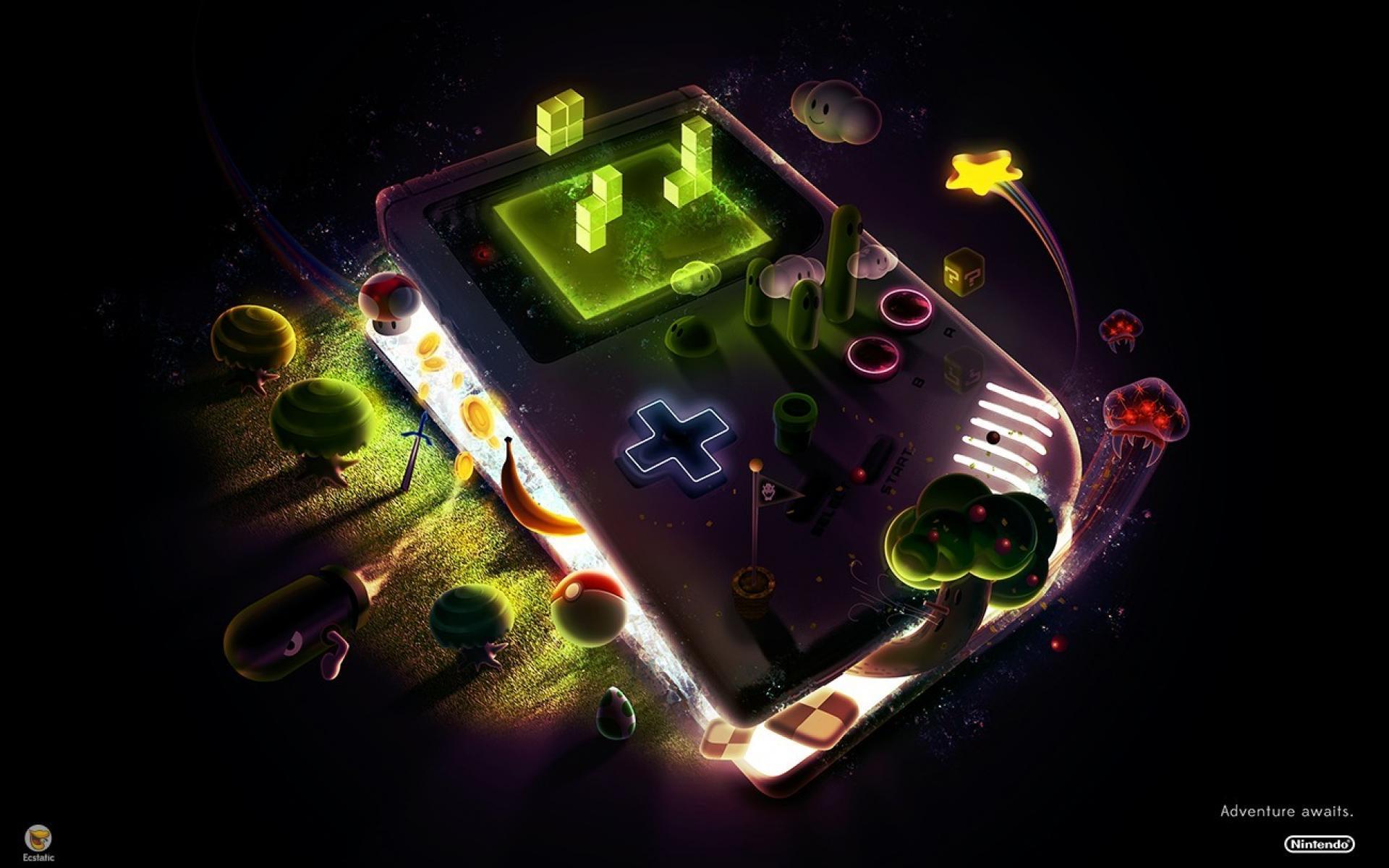 Game boy video games wallpaper