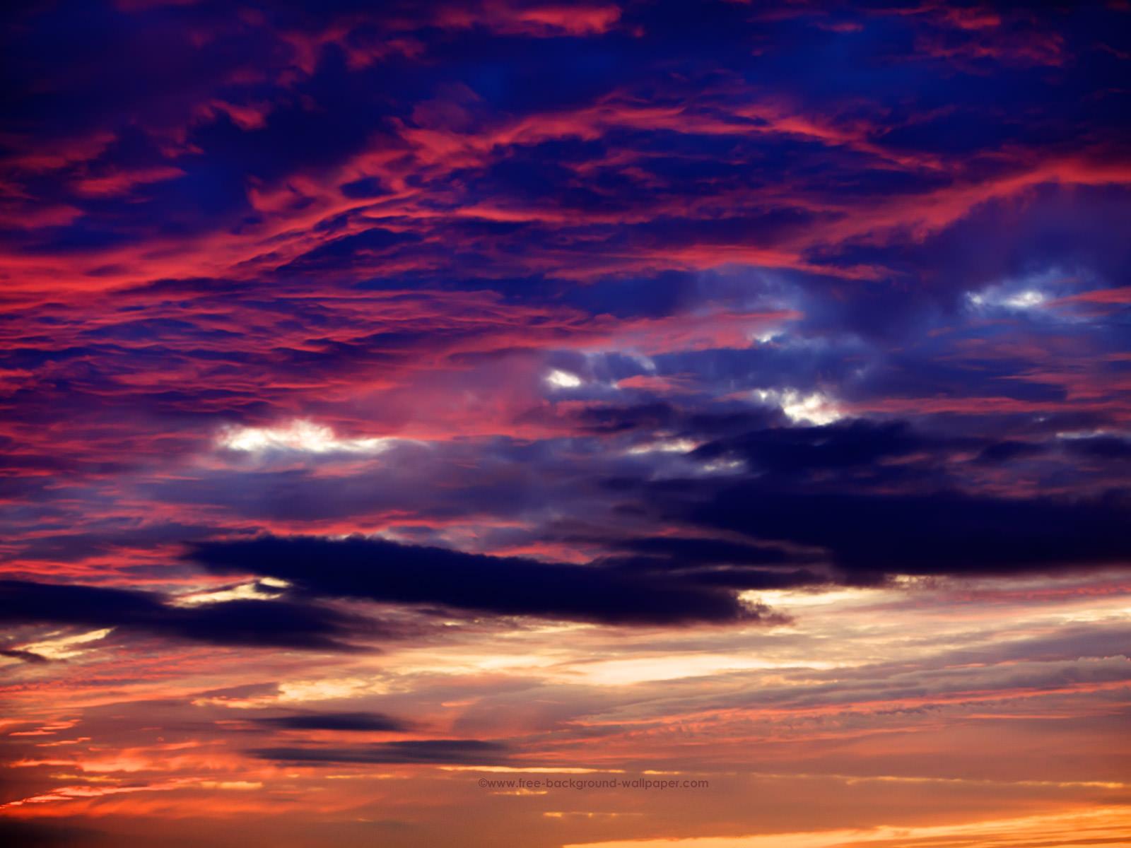 Beautiful Sky After Sunset Sky Background Wallpaper