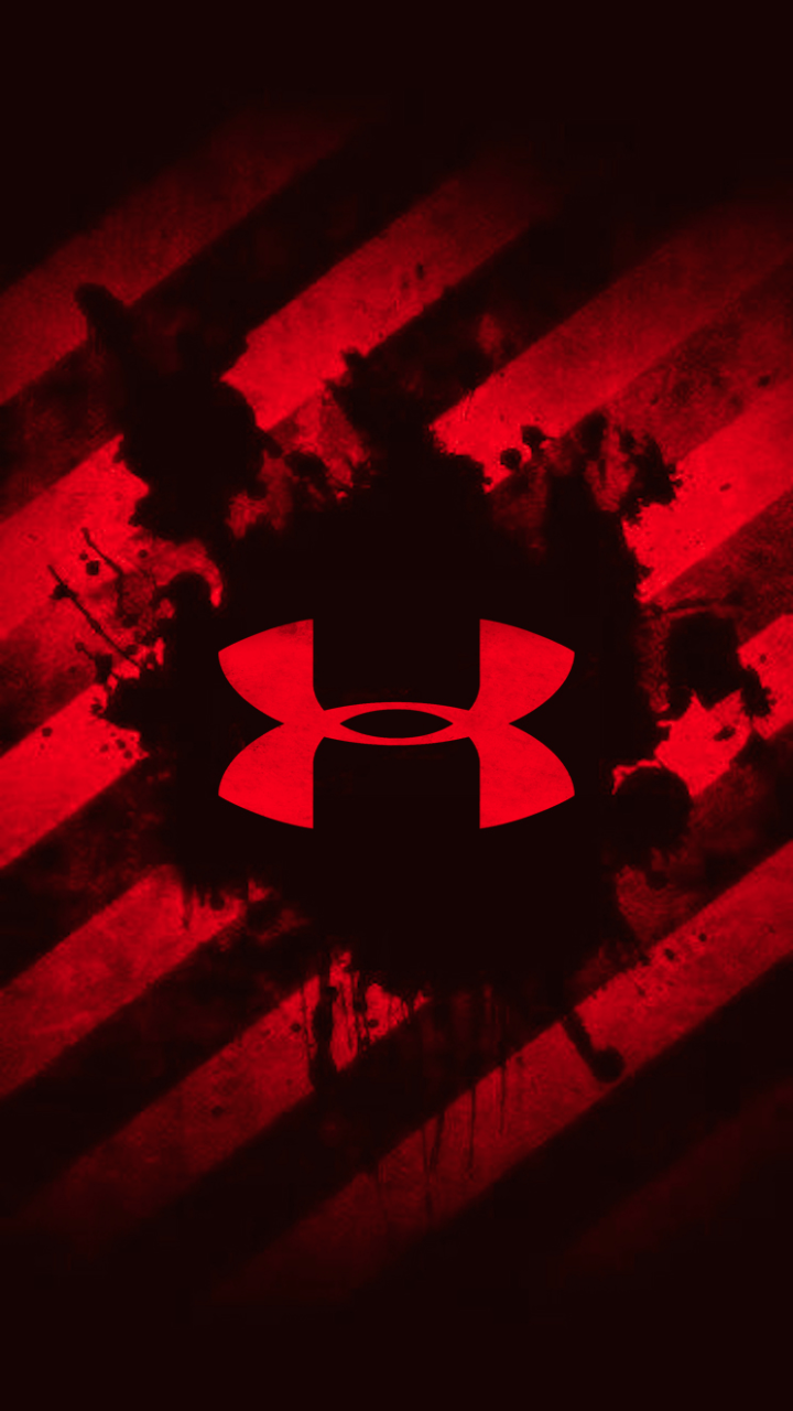 ╰Black • ❤️ • Red╮. Under armour wallpaper