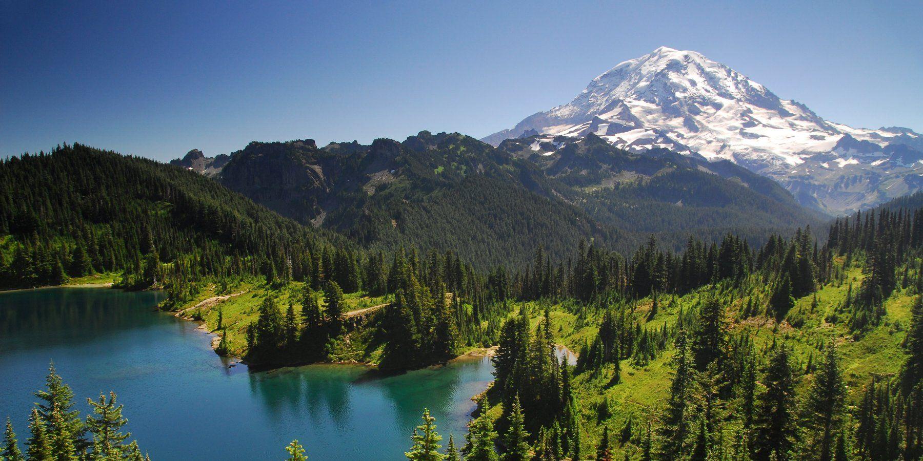 Mount Rainier Photo. HD Background Pic