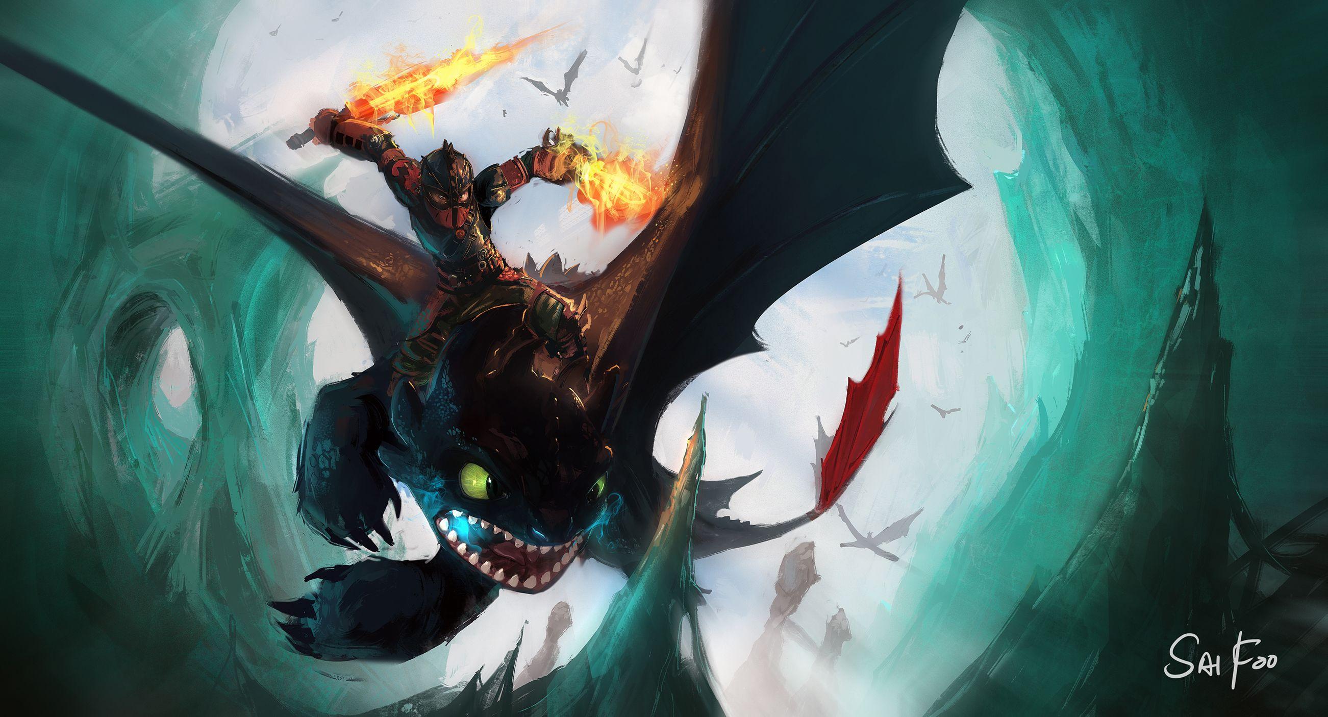 Toothless (How to Train Your Dragon) HD Wallpaper. Background