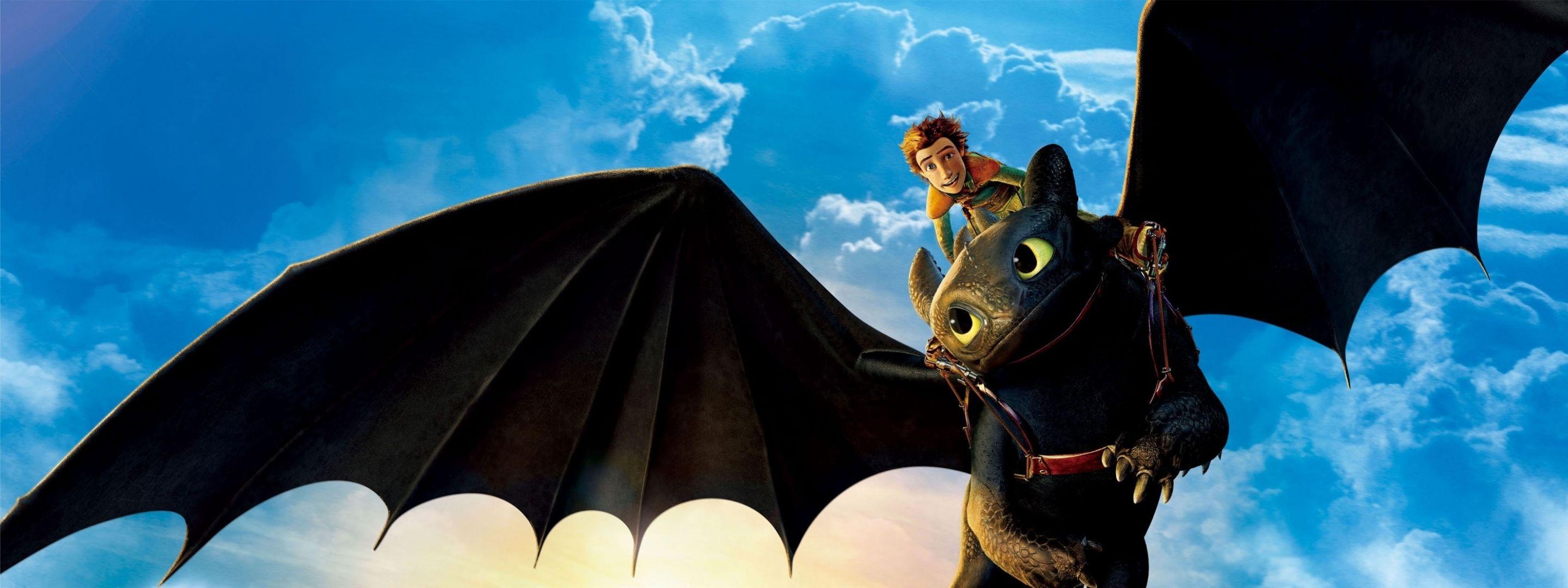 Hiccup and Toothless Desktop Background Wallpaper Free Download