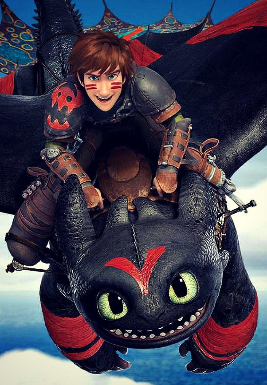 How To Train your Dragon - Older Hiccup and Toothless HD